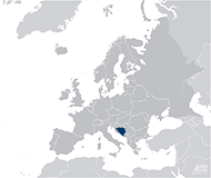 Где находится страна Босния и Герцеговина на мировой карте.