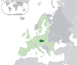 Где находится страна Чехия на мировой карте.