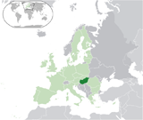 Где находится страна Венгрия на мировой карте.