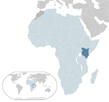 Где находится страна Кения на мировой карте.