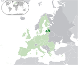Где находится страна Латвия на мировой карте.