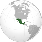 Где находится страна Мексика на мировой карте.