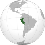 Где находится страна Перу на мировой карте.
