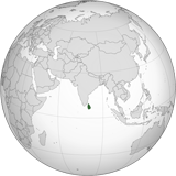 Где находится страна Шри-Ланка на мировой карте.