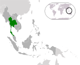 Где находится страна Таиланд на мировой карте.