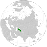 Где находится страна Узбекистан на мировой карте.