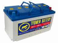 Фото аккумуляторов марки Tyumen Battery «Тюмень Бэттери» (Tyumen Battery 6СТ-100L)