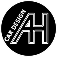 Логотип (эмблема, знак) тюнинга марки AH Car Design «ЭйАш Кар Дизайн»