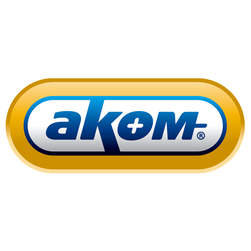 Логотип (эмблема, знак) аккумуляторов марки «АКОМ» (AKOM)