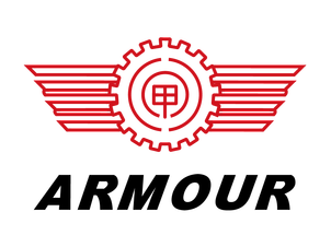 Логотип (эмблема, знак) шин марки Armour «Армоур»