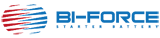 Логотип (эмблема, знак) аккумуляторов марки Bi-Force «Би-Форс»
