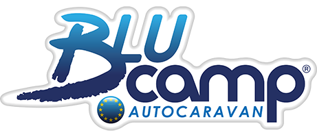 Логотип (эмблема, знак) автодомов марки Blucamp «Блукамп»