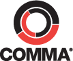 Логотип (эмблема, знак) моторных масел марки Comma «Комма»