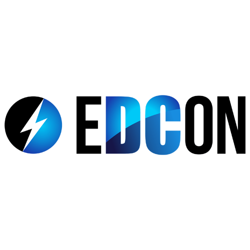Логотип (эмблема, знак) аккумуляторов марки eDCon «Эдкон»