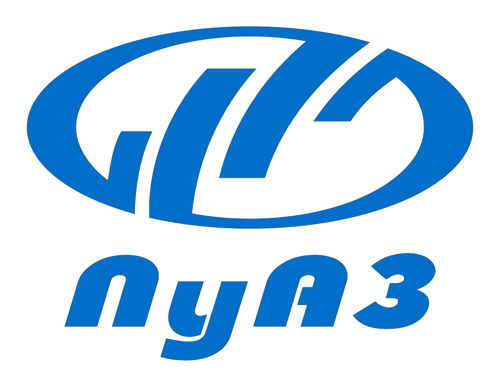 Логотип (эмблема, знак) легковых автомобилей марки LuAZ «ЛуАЗ»