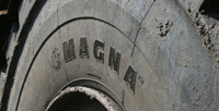 Фото логотипа (эмблемы, знака, фирменной надписи) шин марки Magna «Магна»