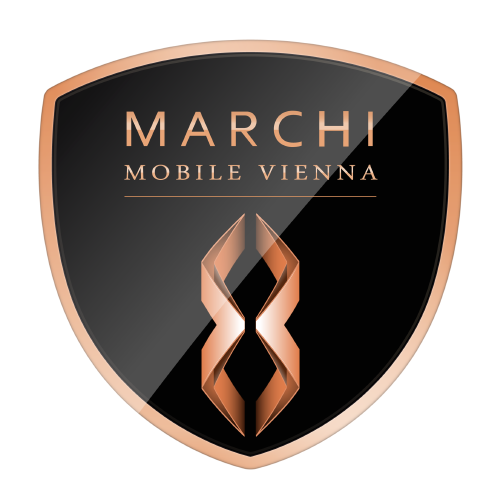 Логотип (эмблема, знак) автодомов марки Marchi Mobile «Марчи Мобайл»
