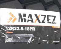 Фото логотипа (эмблемы, знака, фирменной надписи) шин марки Maxzez «Максез»