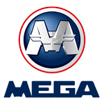 Логотип (эмблема, знак) легковых автомобилей марки Mega «Мега»