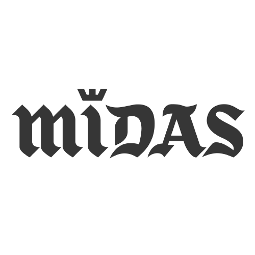 Логотип (эмблема, знак) шин марки Midas «Мидас»