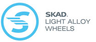 Логотип (эмблема, знак) колесных дисков марки SKAD «СКАД»