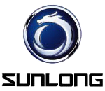 Новый логотип (эмблема, знак) автобусов марки Sunlong «Санлонг»